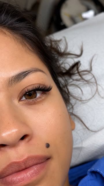 Extensions de cils, volume léger — réel Instagram
